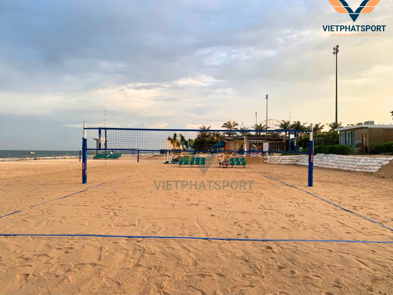 Việt Phát Sport cung cấp thiết bị bóng chuyền bãi biển cho giải quốc tế 2026