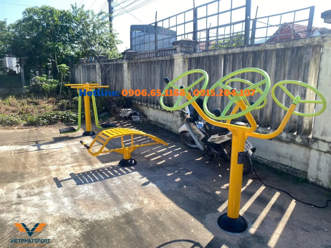 Xã Vân Canh, Gia Lai hoàn thiện 5 điểm dụng cụ thể thao ngoài trời
