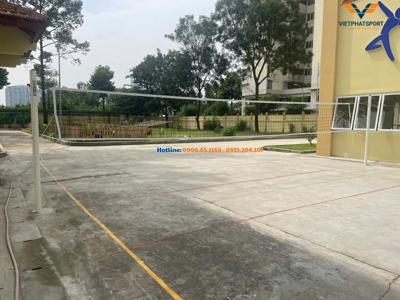 Trường Bình Trưng, TP. HCM Lắp Đặt Trụ Bóng Rổ Và Trụ Bóng Chuyền