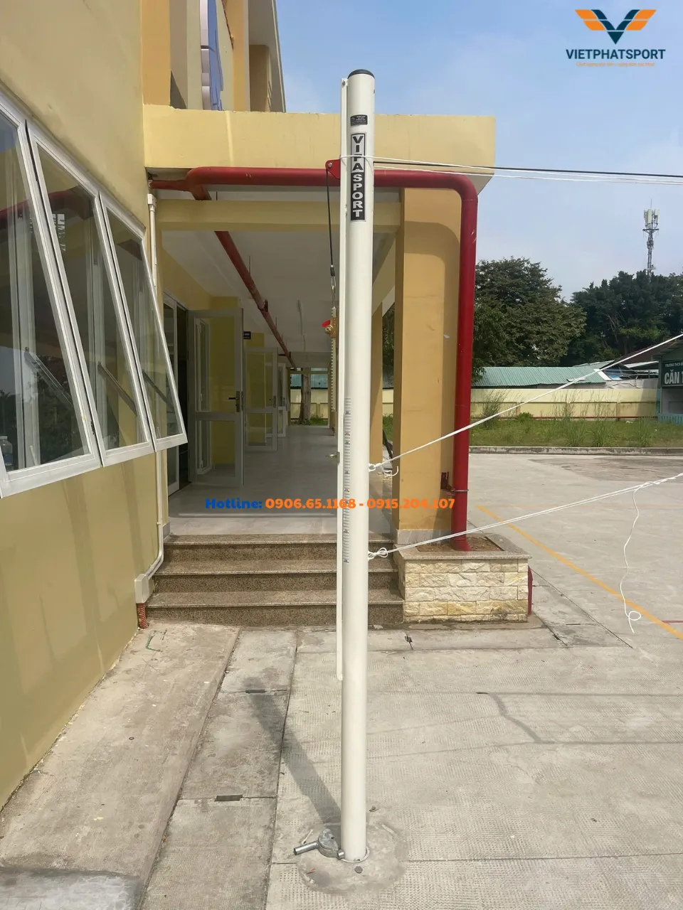 Trường Bình Trưng, TP. HCM Lắp Đặt Trụ Bóng Rổ Và Trụ Bóng Chuyền