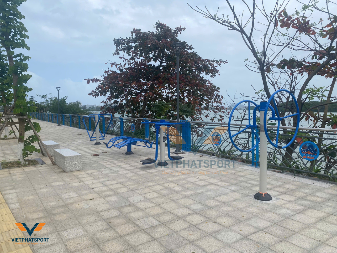 Đại lộ Thăng Long, TP Đà Nẵng - Tươi mới với dự án lắp đặt dụng cụ thể thao ngoài trời