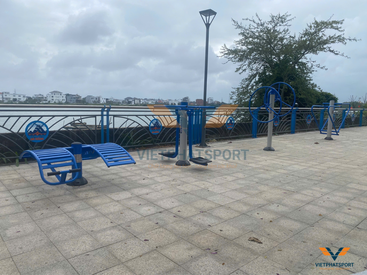 Đại lộ Thăng Long, TP Đà Nẵng - Tươi mới với dự án lắp đặt dụng cụ thể thao ngoài trời