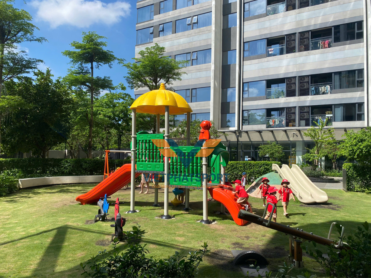 Lắp đặt cụm vận động liên hoàn tại Chung cư Kingdom 101, Quận 10, TP. HCM