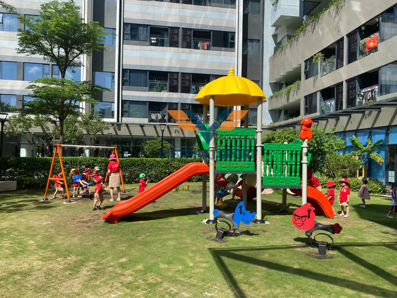 Lắp đặt cụm vận động liên hoàn tại Chung cư Kingdom 101, Quận 10, TP. HCM