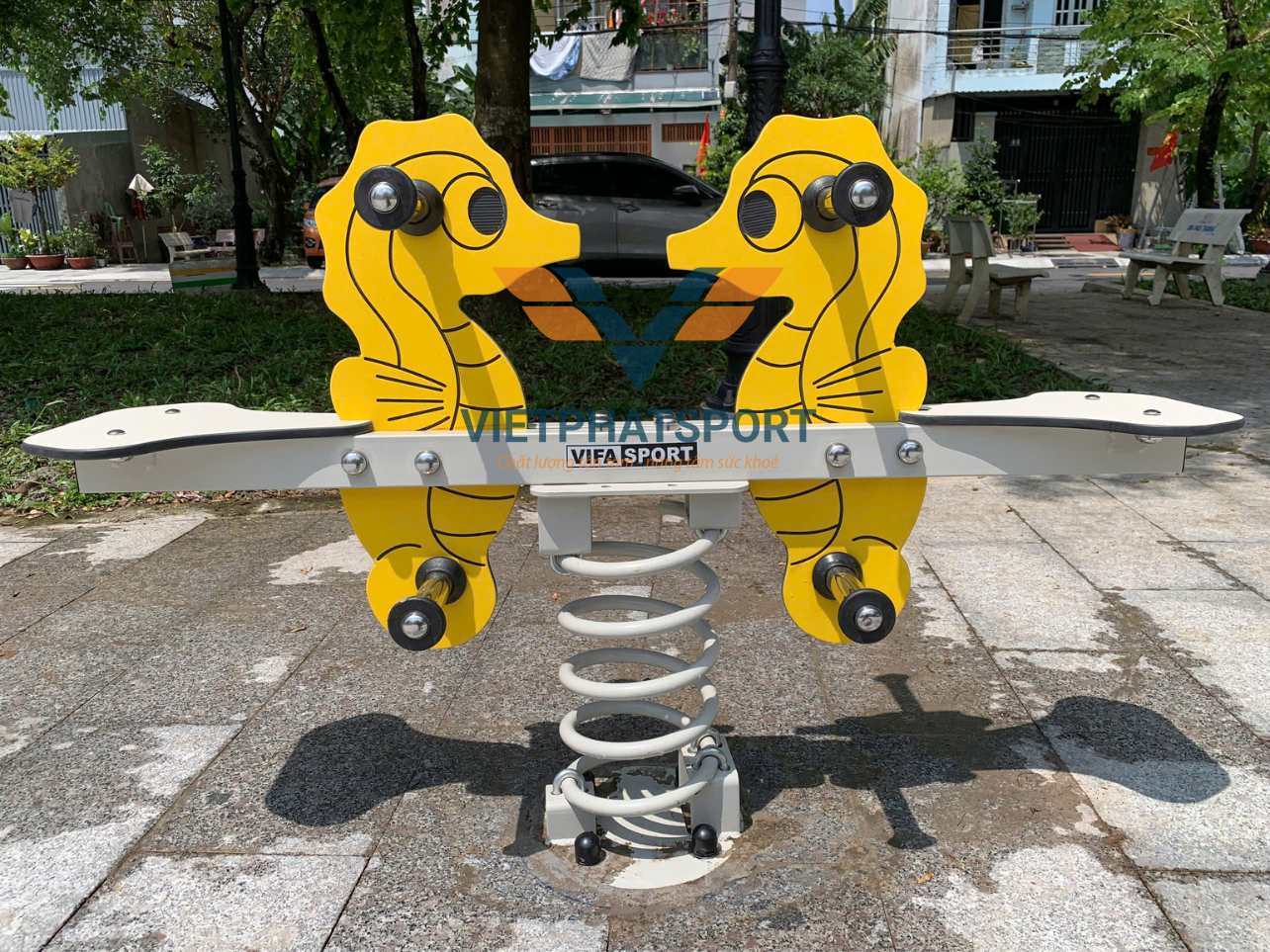 Lắp đặt dụng cụ ngoài trời cho Khu dân cư 2HA