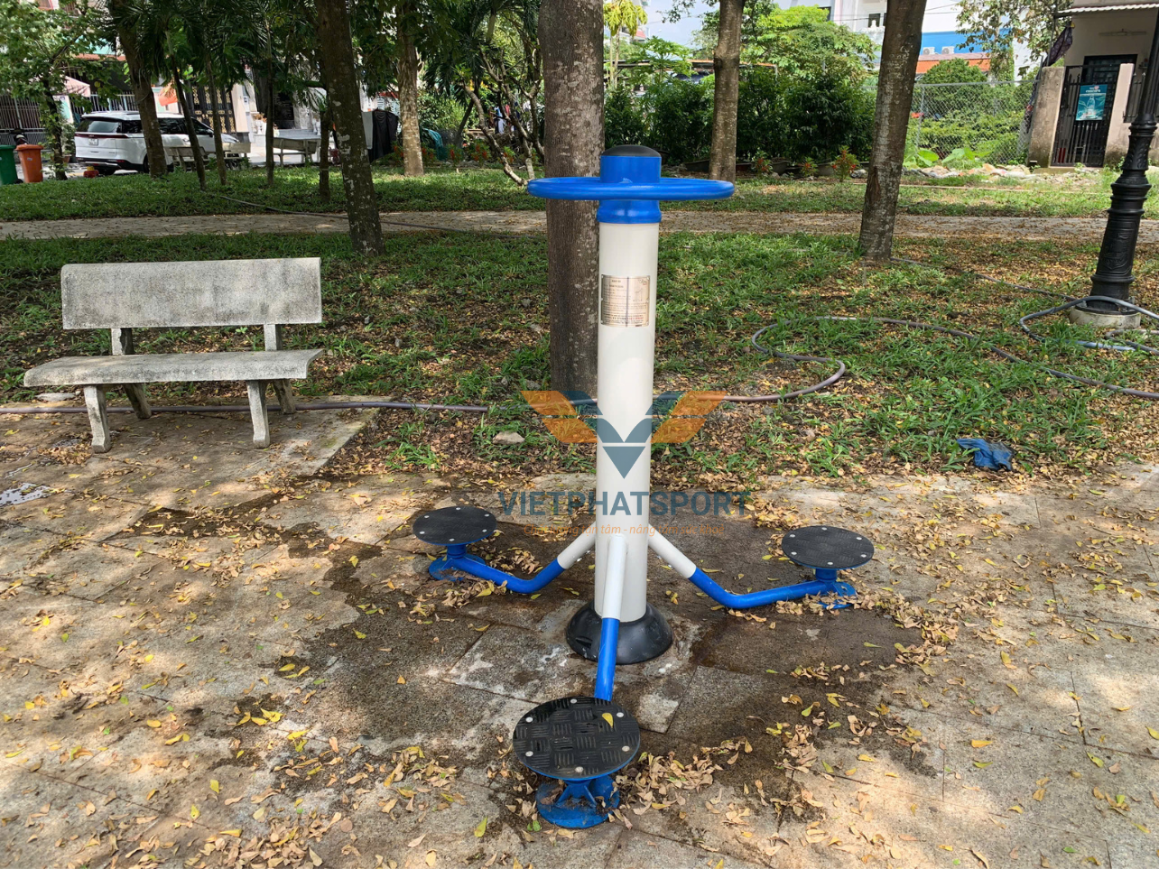 Lắp đặt dụng cụ ngoài trời cho Khu dân cư 2HA