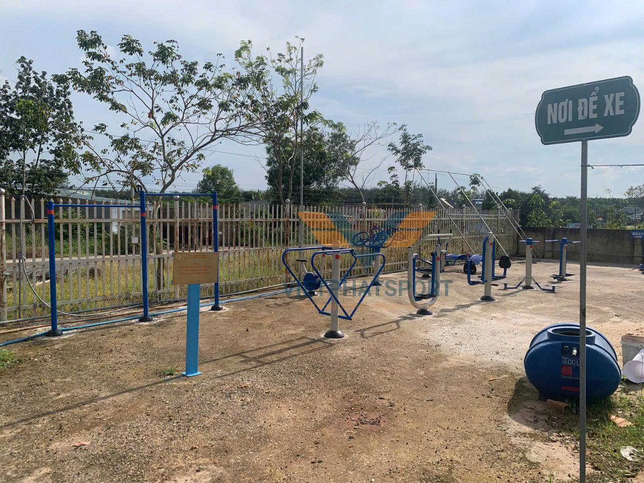 Lắp đặt máy tập công viên cho Giáo xứ Tân Hiệp