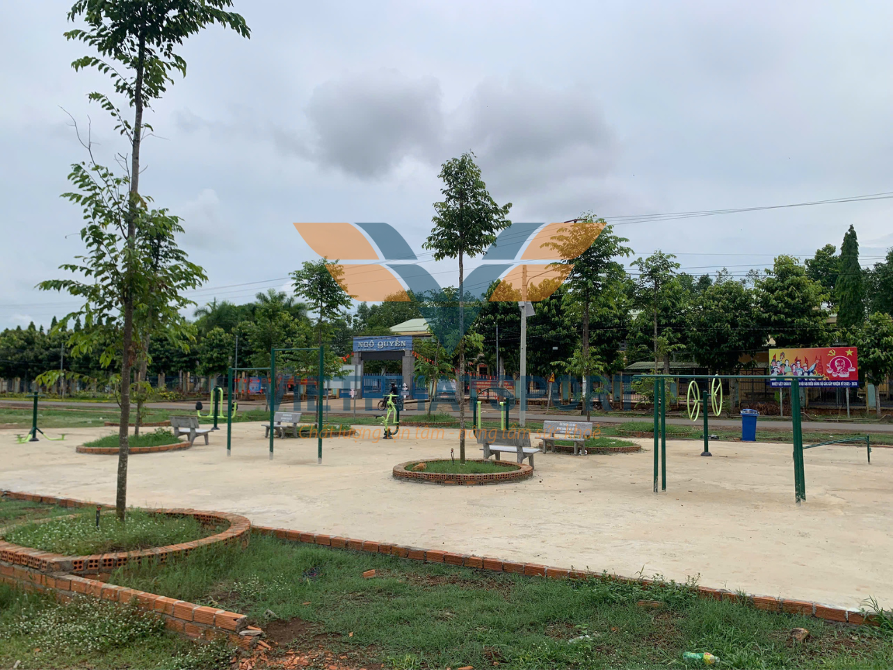 Lắp đặt máy tập ngoài trời tại xã Đức Tín, huyện Đức Linh, tỉnh Bình Thuận