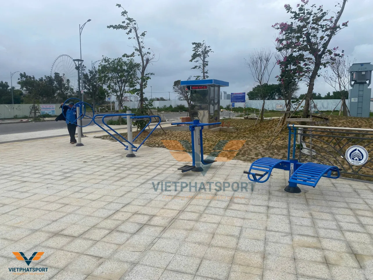 Đại lộ Thăng Long, TP Đà Nẵng - Tươi mới với dự án lắp đặt dụng cụ thể thao ngoài trời