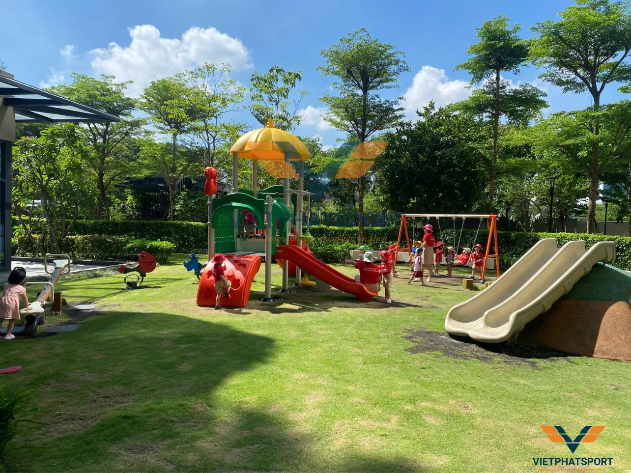 Lắp đặt cụm vận động liên hoàn tại Chung cư Kingdom 101, Quận 10, TP. HCM