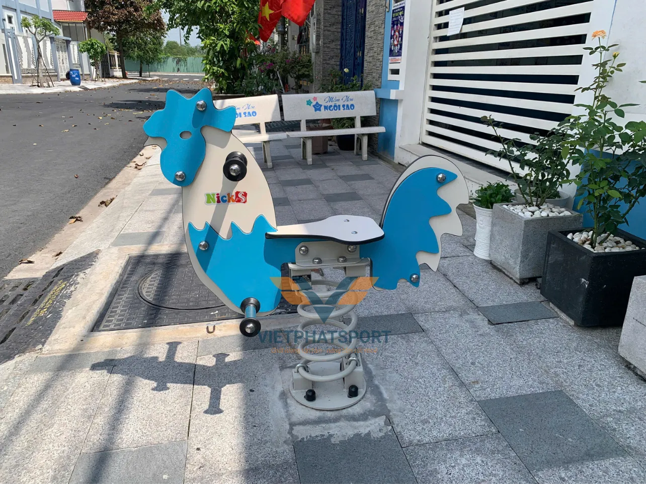 Lắp đặt dụng cụ ngoài trời cho Khu dân cư 2HA, Bình Chánh, TP. HCM