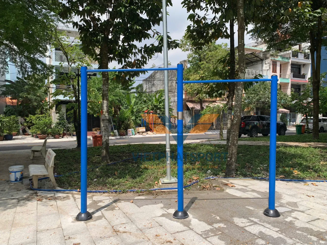 Lắp đặt dụng cụ ngoài trời cho Khu dân cư 2HA, Bình Chánh, TP. HCM