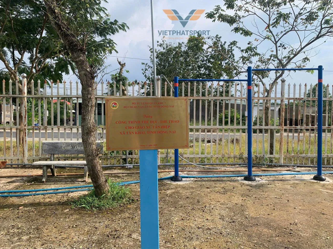 Lắp đặt máy tập công viên cho Giáo xứ Tân Hiệp, tỉnh Đồng Nai