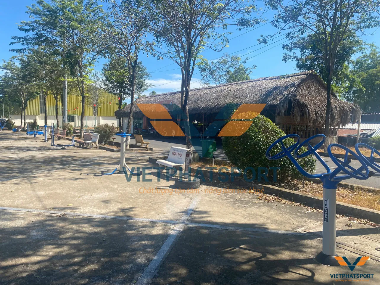 Đưa vào sử dụng trang thiết bị thể thao ngoài trời tại Trung tâm văn hóa thể thao và truyền thanh Huyện Thanh Bình