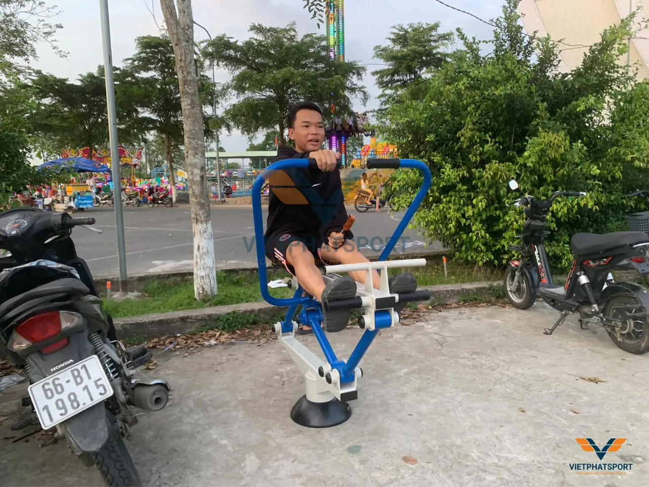 Đưa vào sử dụng trang thiết bị thể thao ngoài trời tại Trung tâm văn hóa thể thao và truyền thanh Huyện Thanh Bình