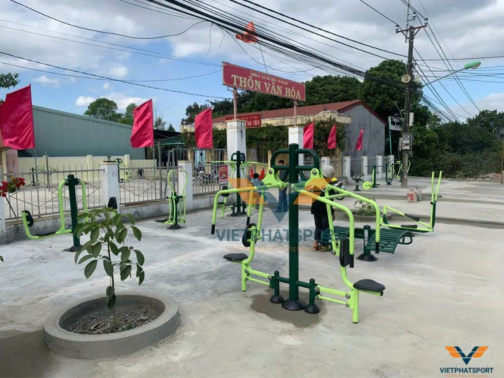 UBND Phường Tây Sơn, Kon Tum khánh thành công trình dụng cụ thể thao ngoài trời