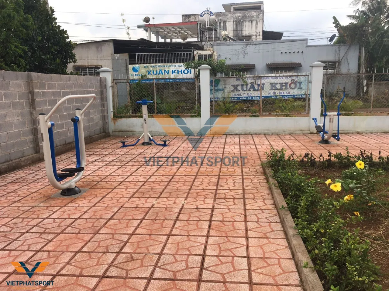 UBND xã Xuân Định quyết tâm giữ vững tiêu chí Nông thôn mới nâng cao bằng các thiết bị thể thao ngoài trời