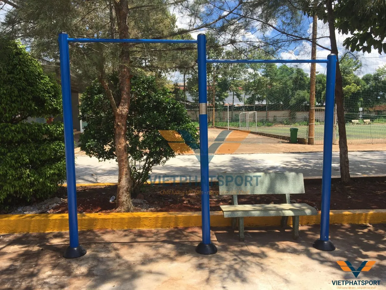 UBND xã Xuân Định quyết tâm giữ vững tiêu chí Nông thôn mới nâng cao bằng các thiết bị thể thao ngoài trời