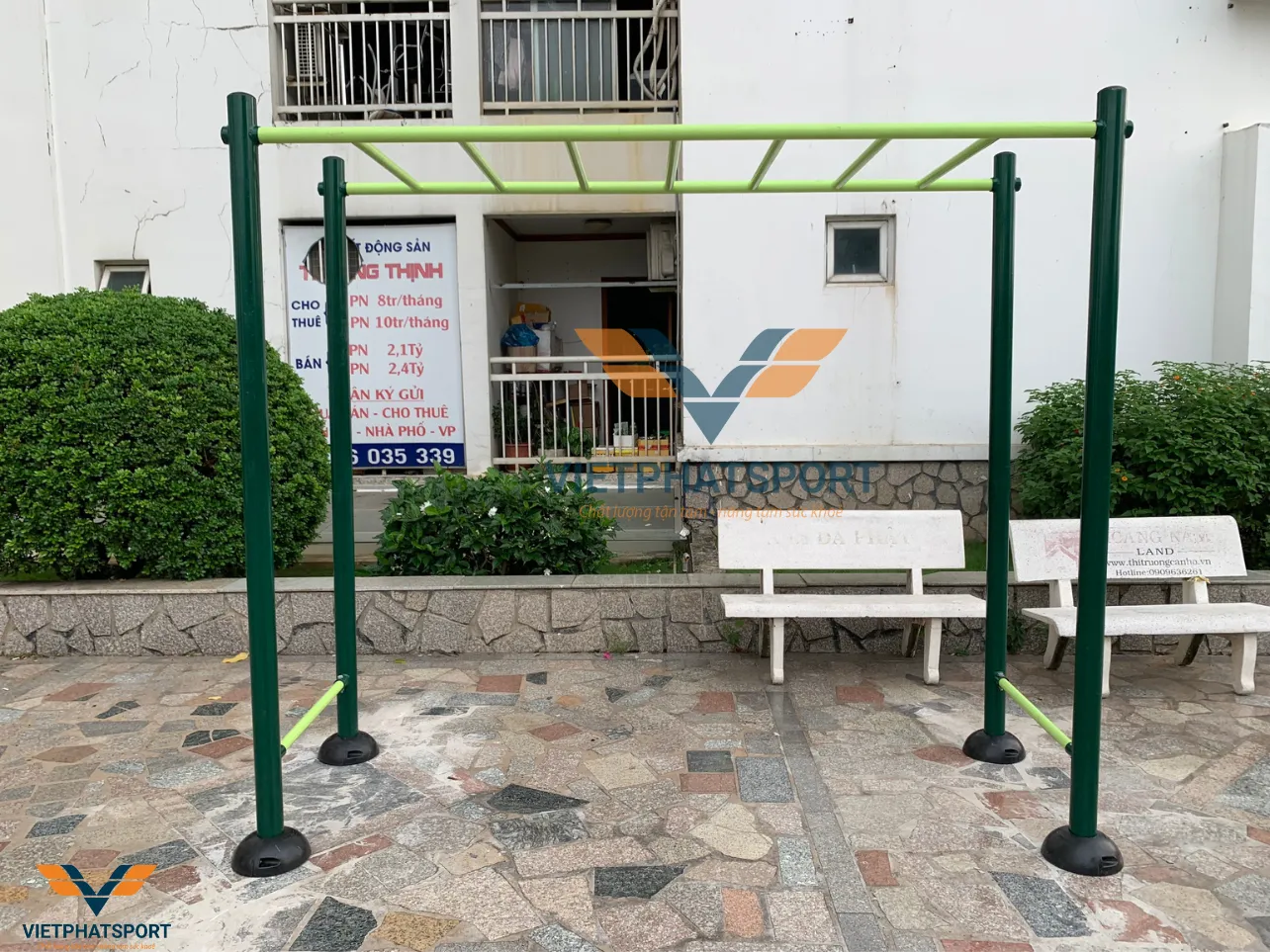 Việt Phát Sport hoàn thành lắp đặt dụng cụ thể thao ngoài trời cho Chung Cư Hoàng Anh Gold House