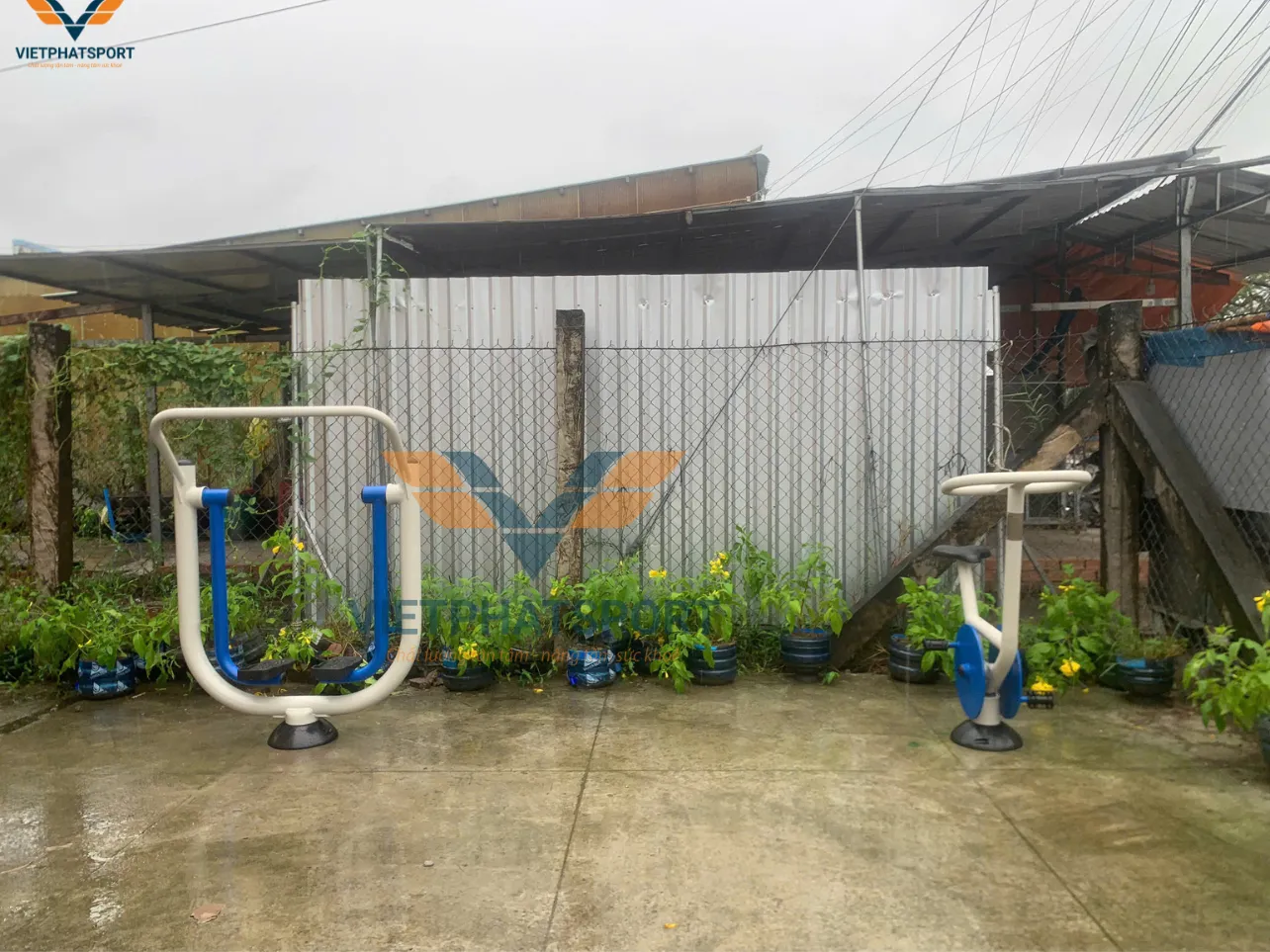 Việt Phát sport trúng thầu gói lắp đặt dụng cụ thể thao ngoài trời tại Xã Phước Trung, Tiền Giang