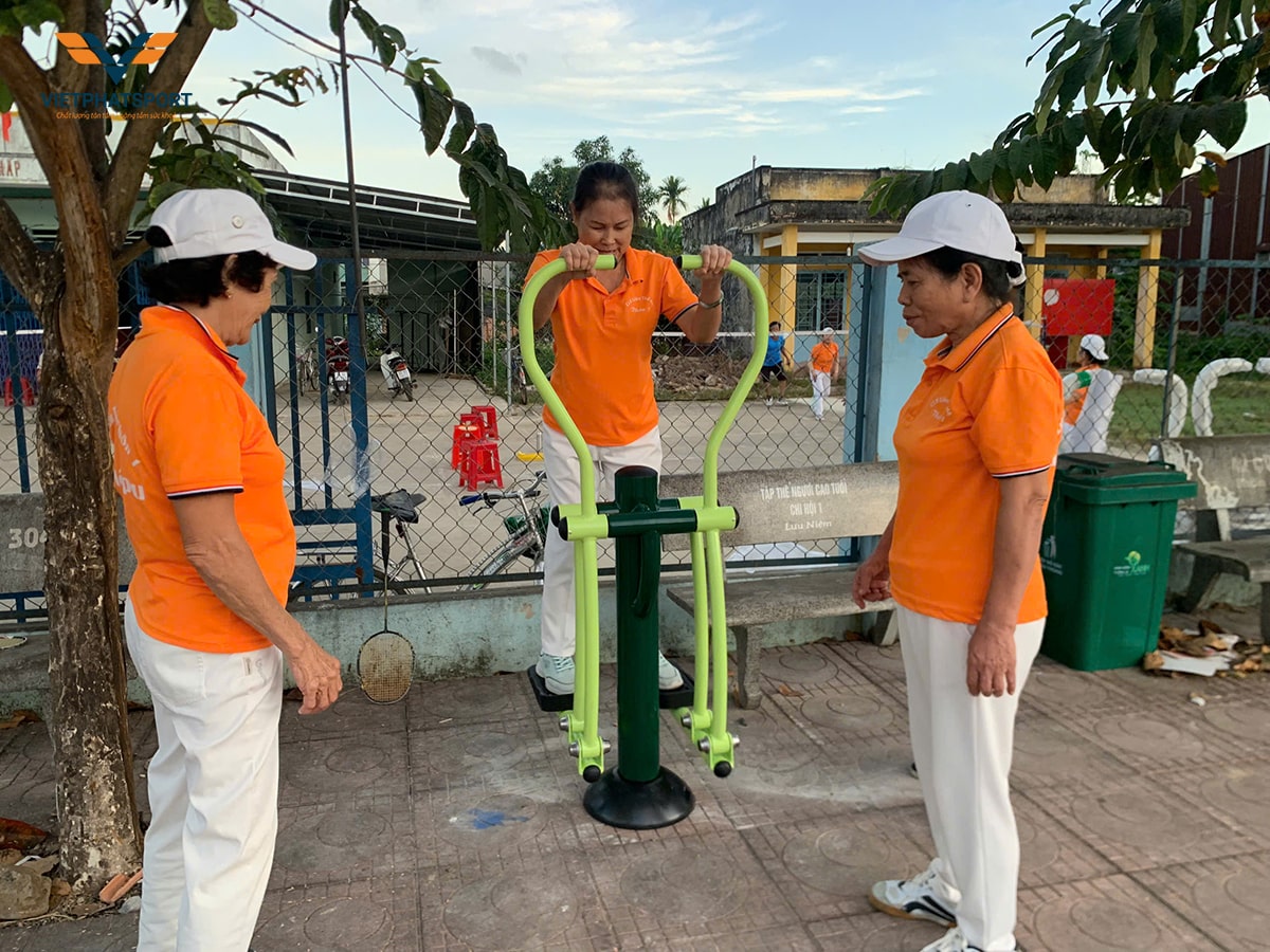 Lợi ích sử dụng dụng cụ chung cư sân vườn cho sức khỏe