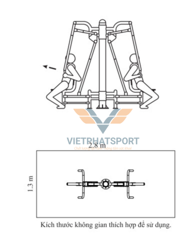 DỤNG CỤ ĐẨY TAY ĐÔI TR-1020