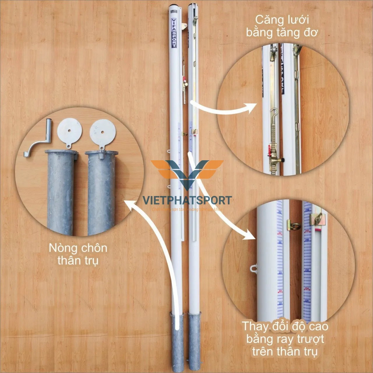 TRỤ BÓNG CHUYỀN 402442