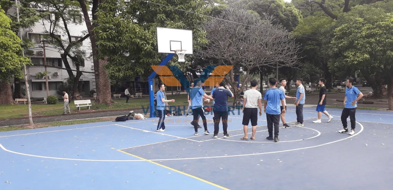 TRỤ BÓNG RỔ CỐ ĐỊNH THI ĐẤU 802890