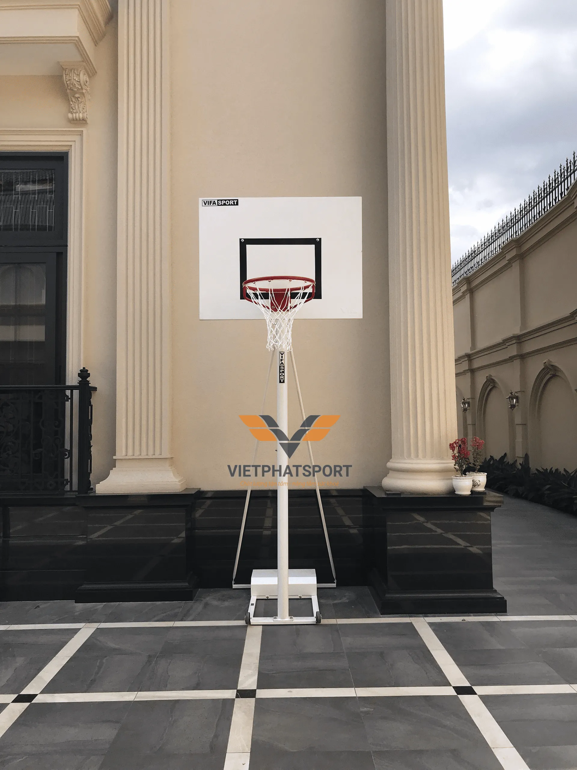 TRỤ BÓNG RỔ ĐIỀU CHỈNH ĐỘ CAO 801827