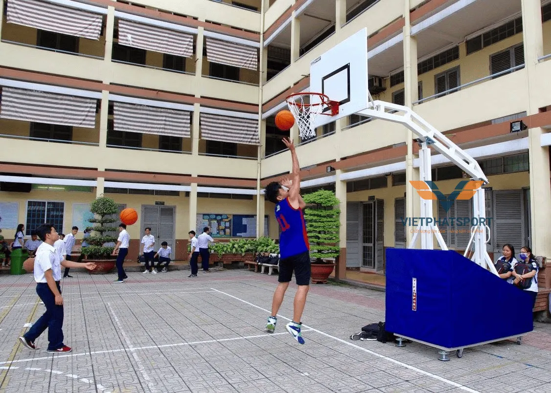 TRỤ BÓNG RỔ THI ĐẤU XẾP GỌN 801870