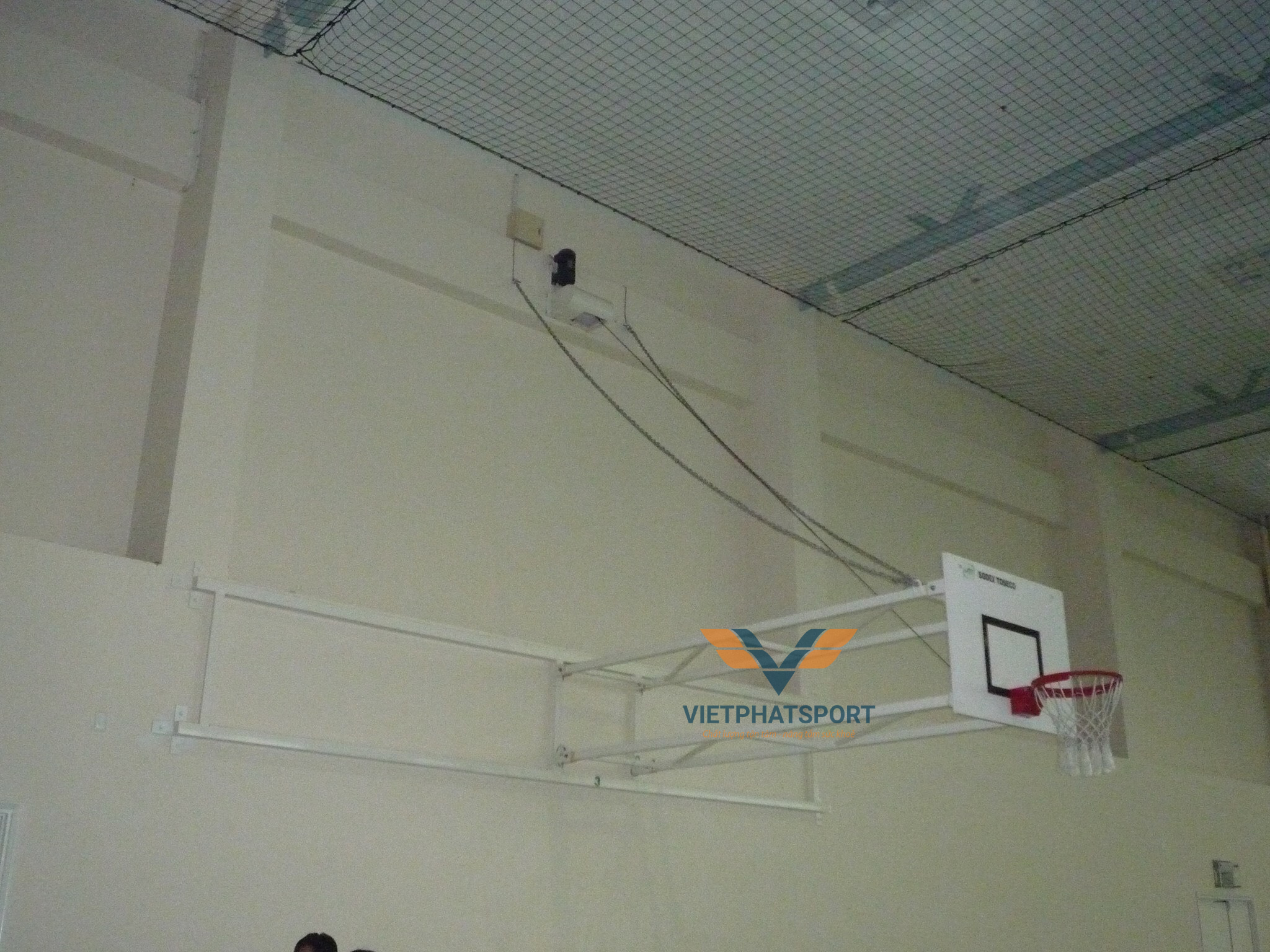 BẢNG RỔ TREO TƯỜNG XẾP GỌN - THIẾT KẾ THEO YÊU CẦU