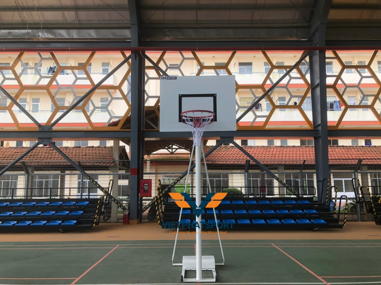 TRỤ BÓNG RỔ ĐIỀU CHỈNH ĐỘ CAO 801827