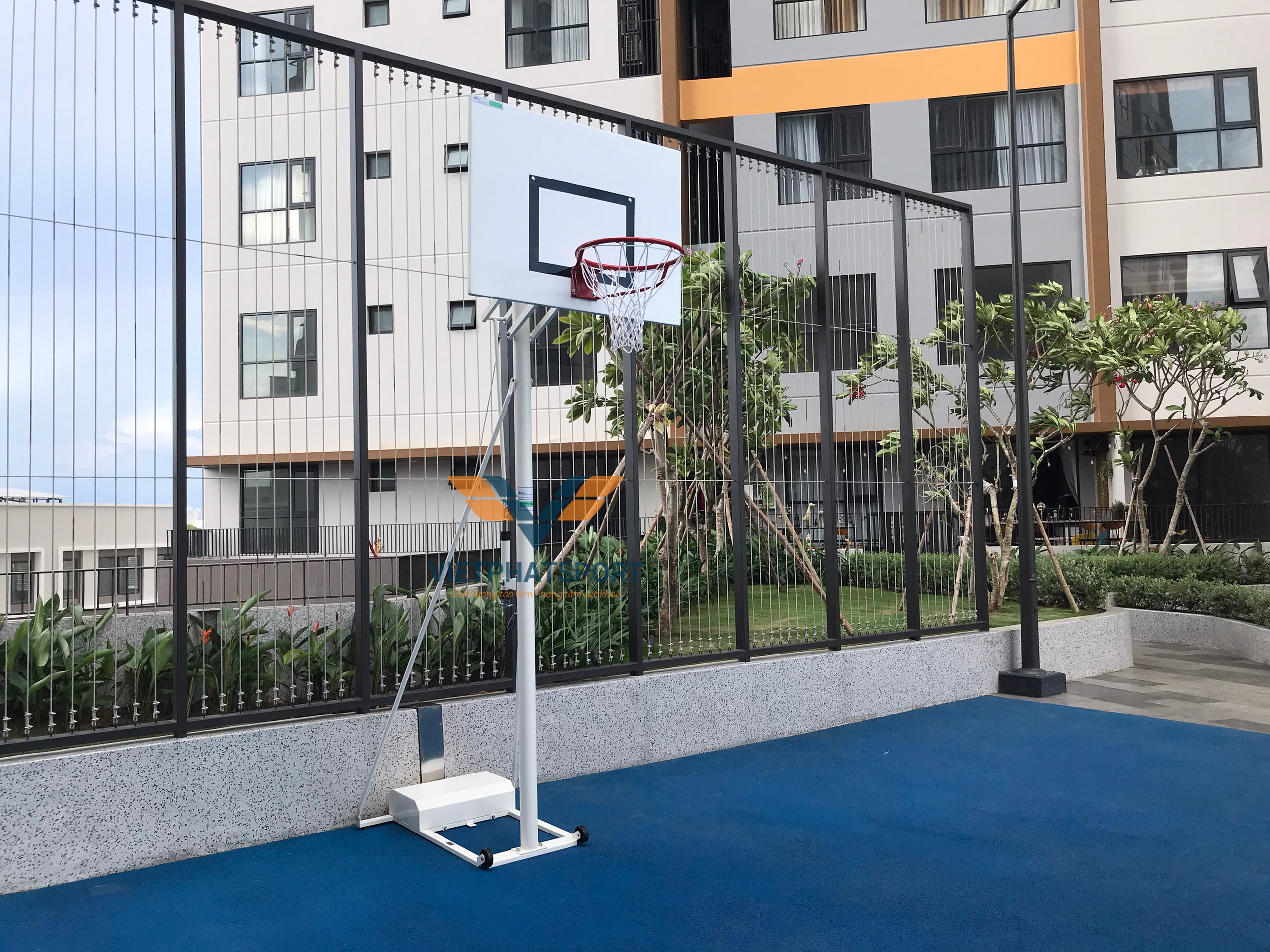 TRỤ BÓNG RỔ ĐIỀU CHỈNH ĐỘ CAO 801827