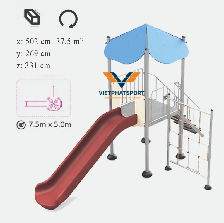 NHÀ CHÒI THANG LEO, CẦU TRƯỢT, KHUNG LEO NIK731146-2