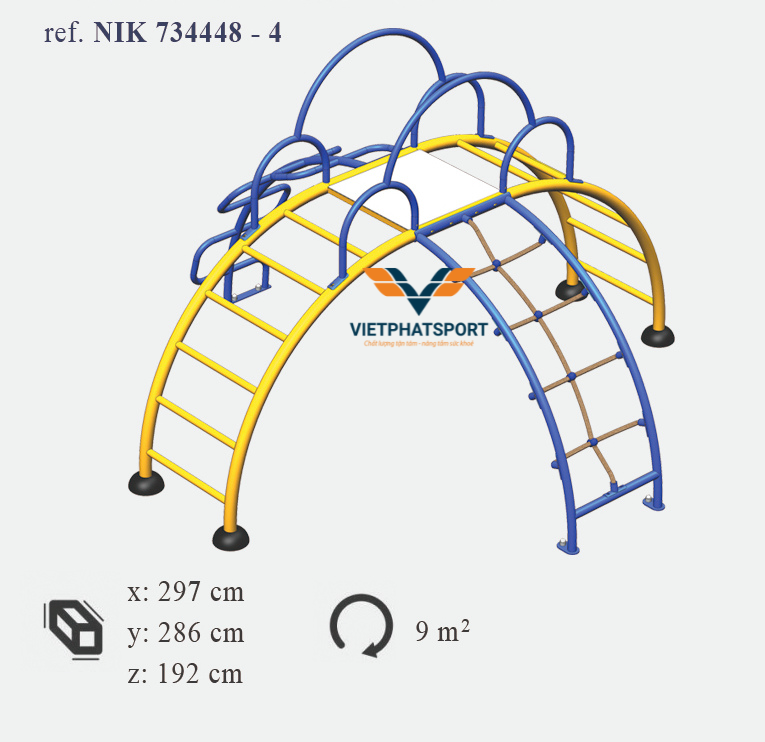 THANG CẦU VỒNG 4 HƯỚNG NIK734448-4