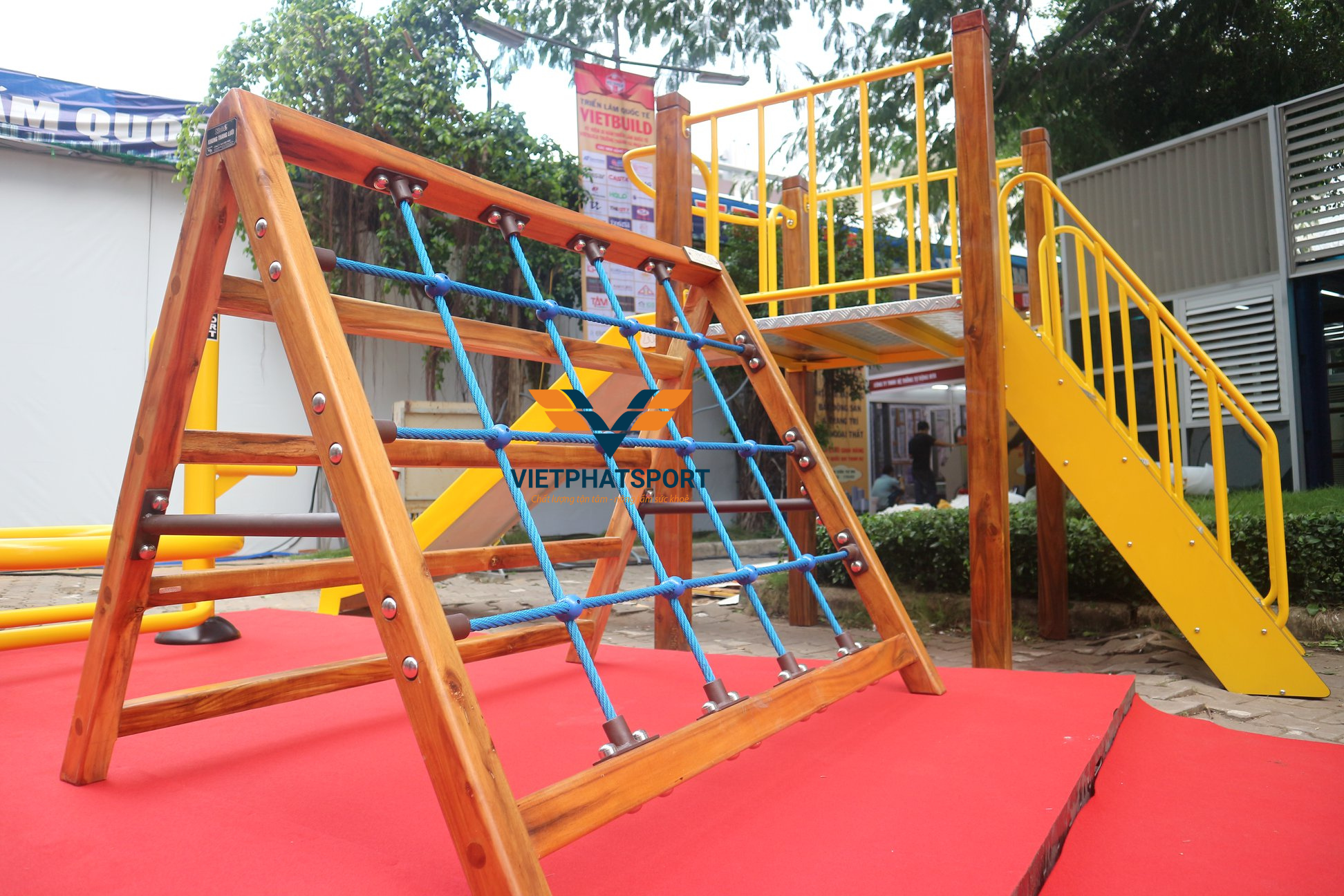 THANG LƯỚI KHUNG GỖ NIK731009-5