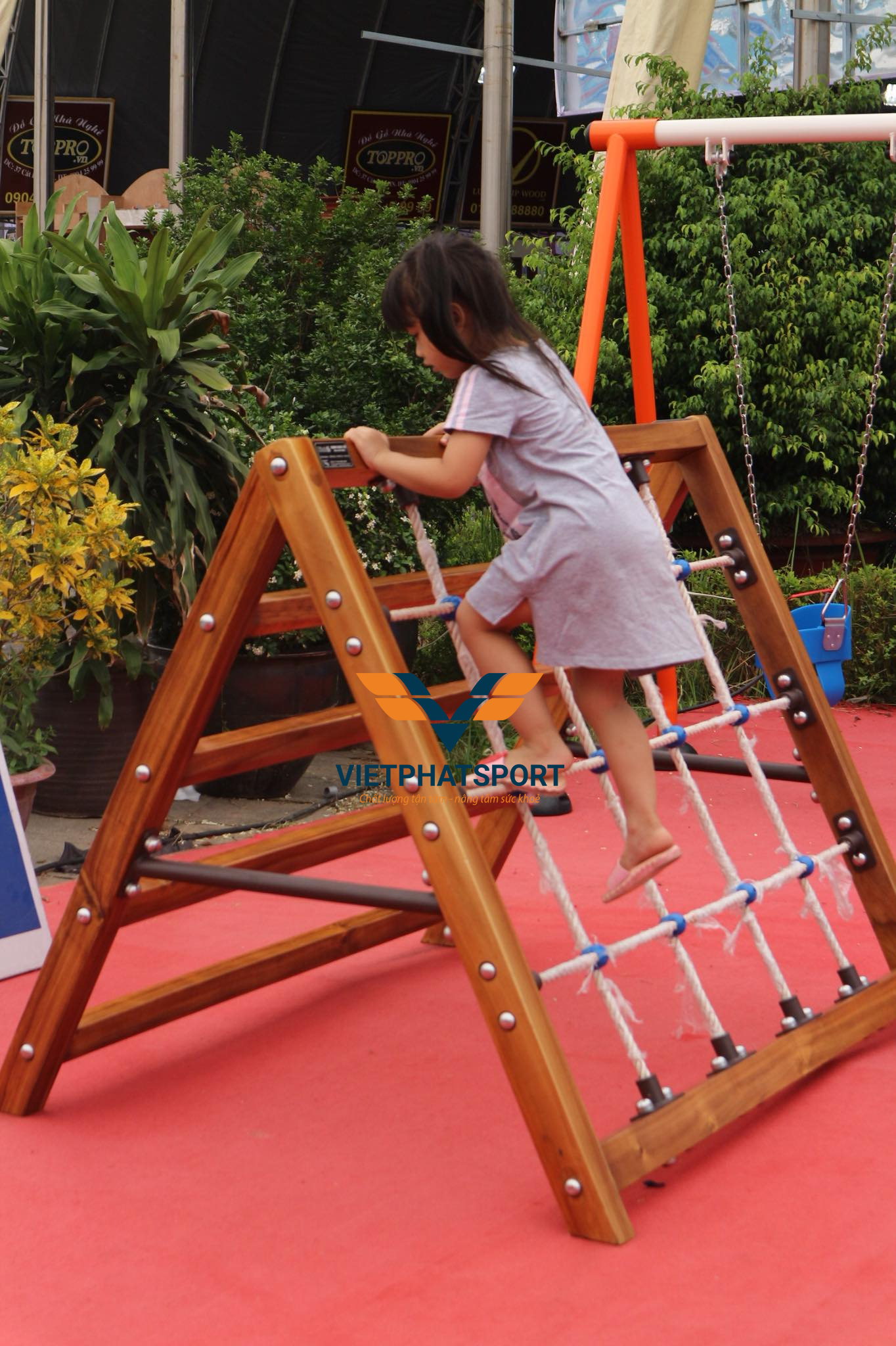 THANG LƯỚI KHUNG GỖ NIK731009-5