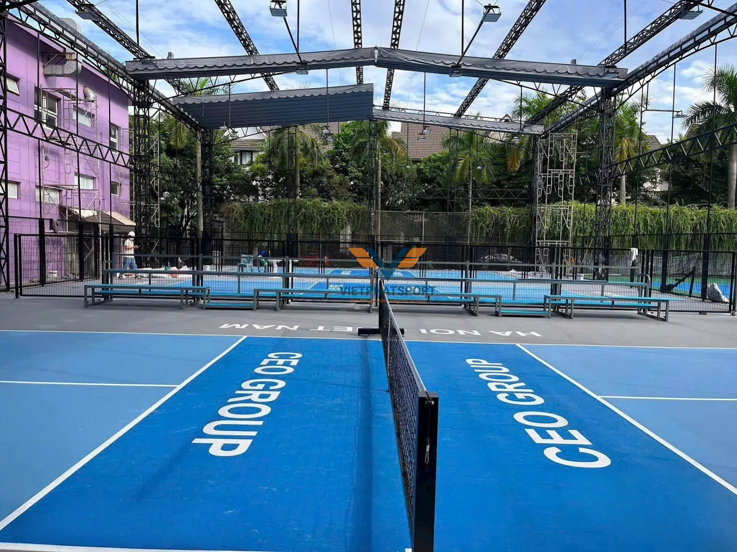 BĂNG GHẾ DI ĐỘNG 4 BẬC - 64 CHỖ NGỒI