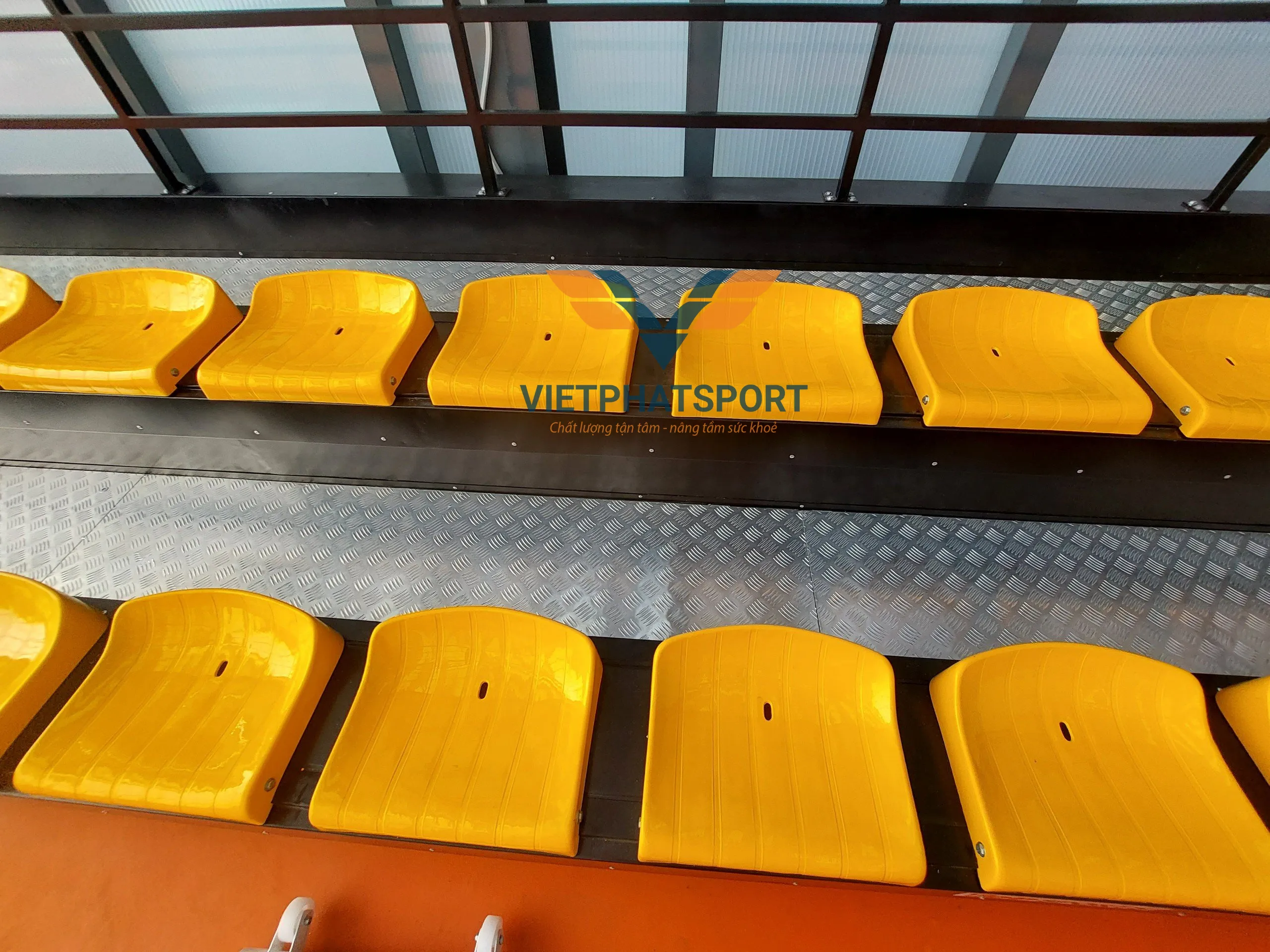 KHÁN ĐÀI XẾP 6M - 2 BẬC - 20 GHẾ