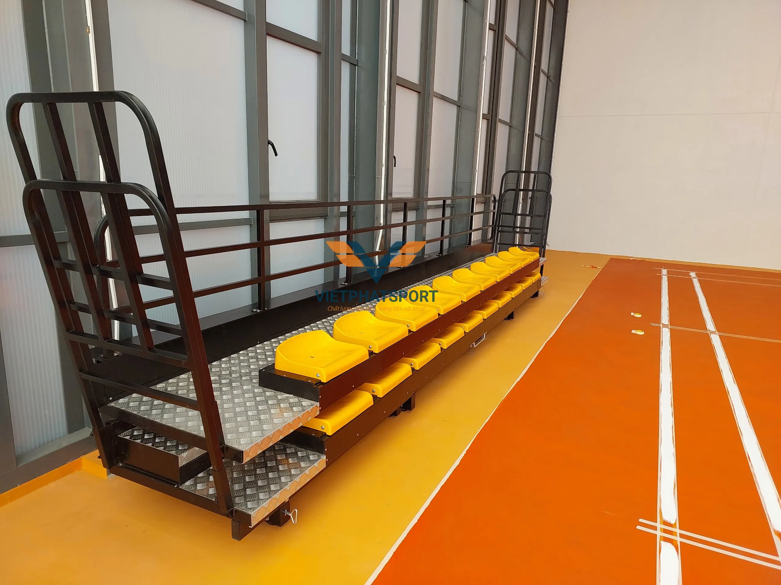 KHÁN ĐÀI XẾP 6M - 2 BẬC - 20 GHẾ