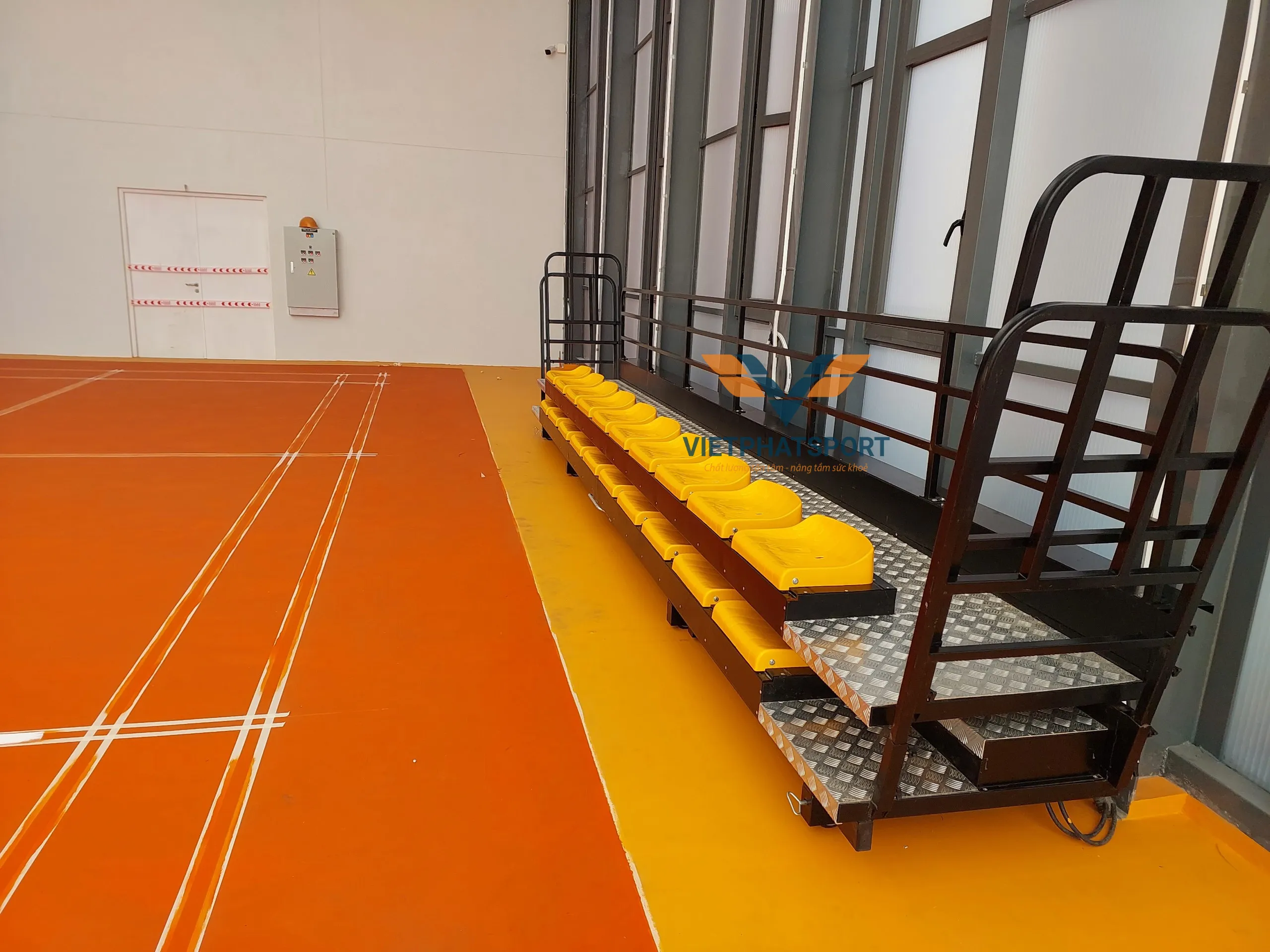 KHÁN ĐÀI XẾP 6M - 2 BẬC - 20 GHẾ