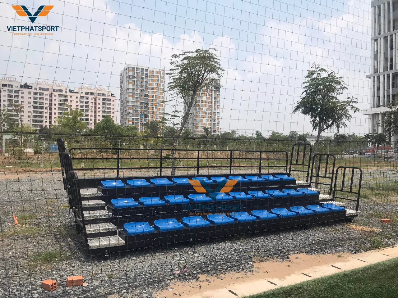 KHÁN ĐÀI XẾP 6M - 3 BẬC - 30 GHẾ