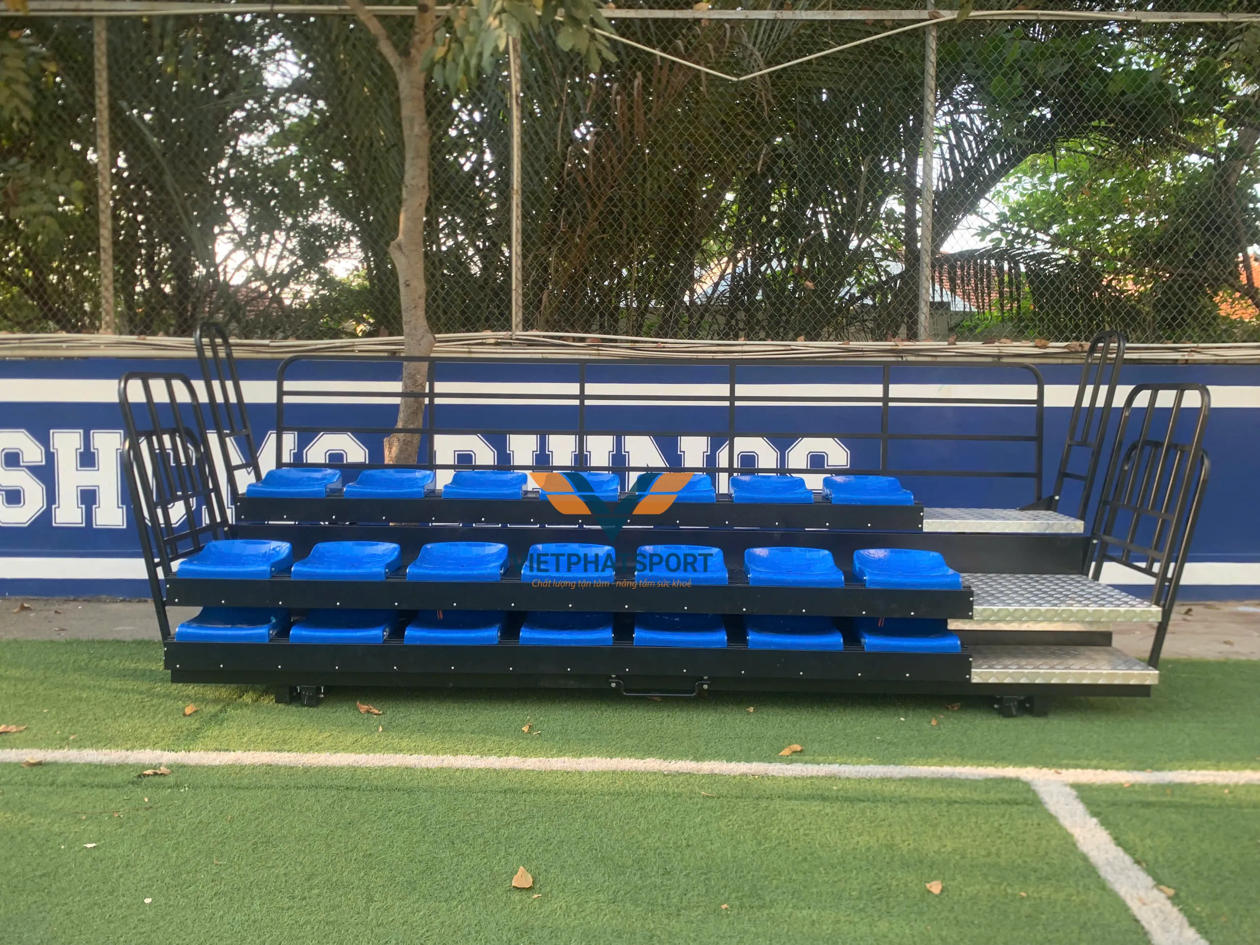 KHÁN ĐÀI XẾP 6M - 3 BẬC - 30 GHẾ