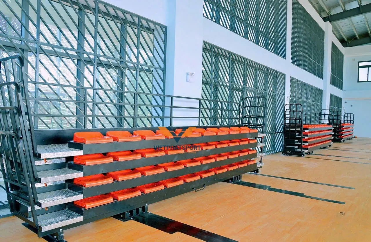 KHÁN ĐÀI XẾP 6M - 4 BẬC - 40 GHẾ