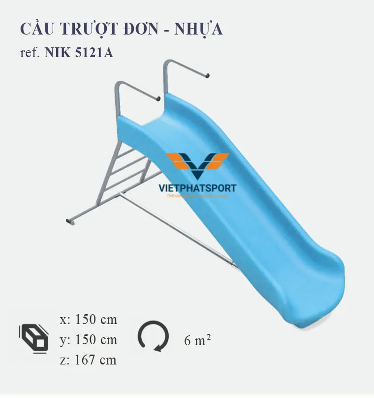CẦU TRƯỢT ĐƠN - NHỰA NIK5121A