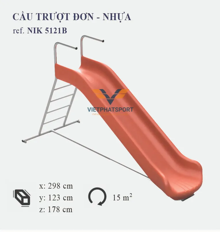 CẦU TRƯỢT ĐƠN - NHỰA NIK5121B