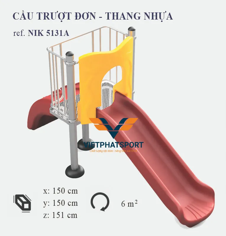 CẦU TUỘT ĐƠN, THANG NHỰA NIK5131A