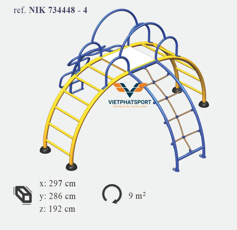 THANG CẦU VỒNG 4 HƯỚNG NIK734448-4
