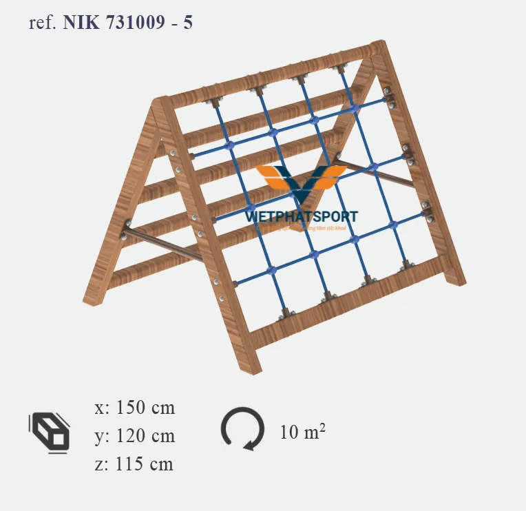 THANG LƯỚI KHUNG GỖ NIK731009-5