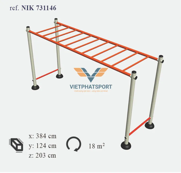 THIẾT BỊ DÀN LEO NGANG NIK731146